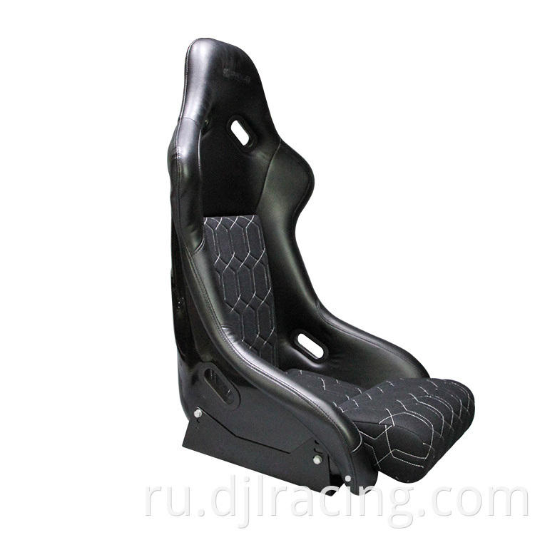 Universal Type-R Car Seat Bucting Buckte Black Reclinable Racing Seat, Auto Race Seats